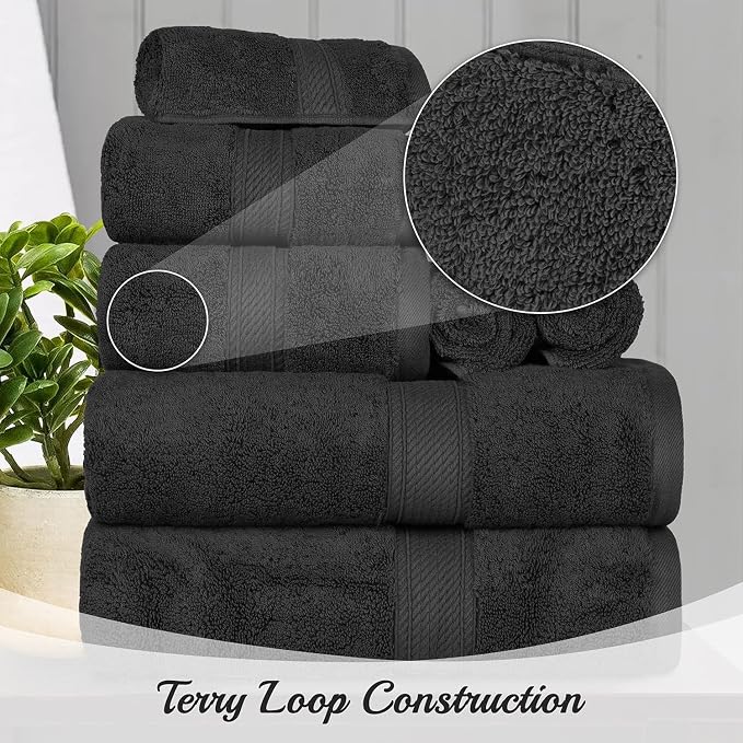 BLUENILEMILLS Madison Egyptian Cotton Towels, Towel Set - Image 8