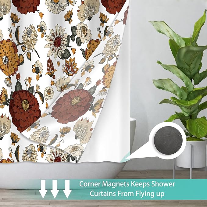 No Hook Shower Curtain Set - Image 2