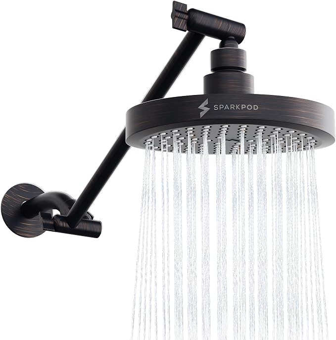 SparkPod Round Rain Shower Head by SparkPod
