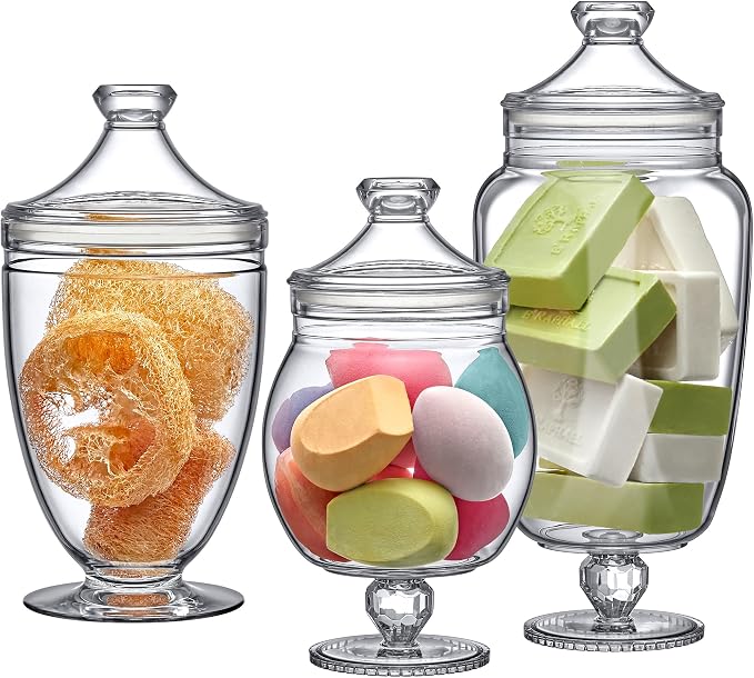 Amazing Abby - Admire - Plastic Apothecary Jars, Acrylic Jars by AmazingAbby