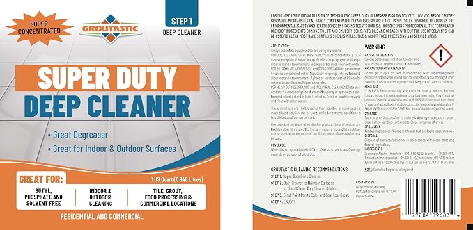 Super Duty Degreaser – Heavy Duty Tile & Grout Cleaner - Image 8