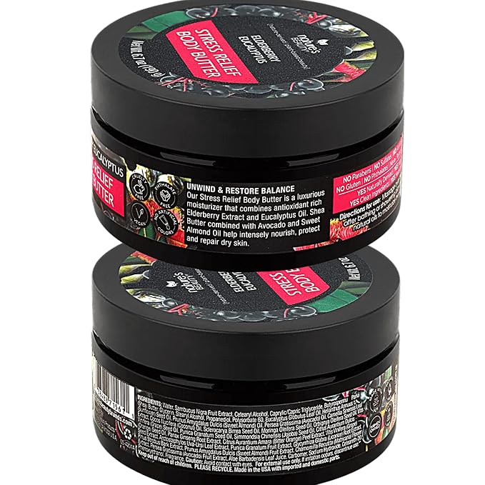 Nature's Beauty Elderberry Eucalyptus Stress Relief Body Butter Multi-Pack - Image 7