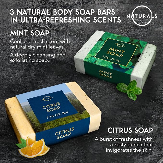 O Naturals Bar Soap for Men - Image 4