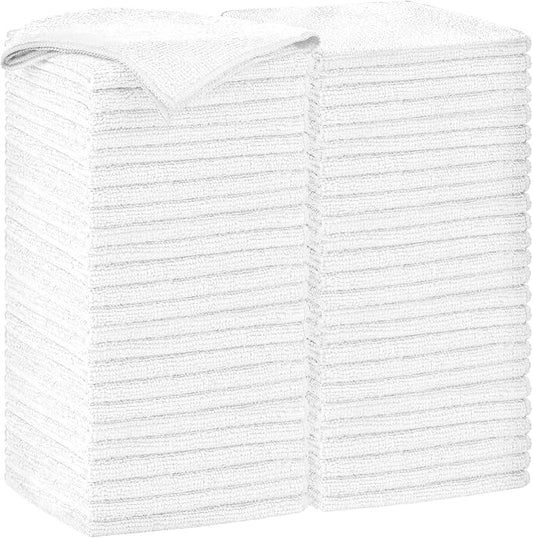 AIDEA Microfiber Cleaning Cloth-50PK, Soft Microfiber Towels by AIDEAHOME