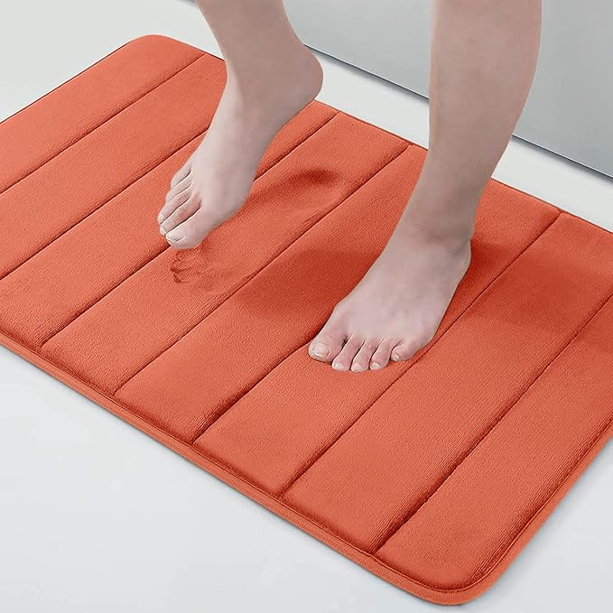 Buganda Memory Foam Bath Mat, Ultra Soft and Non-Slip Bathroom Rugs, Water by Buganda