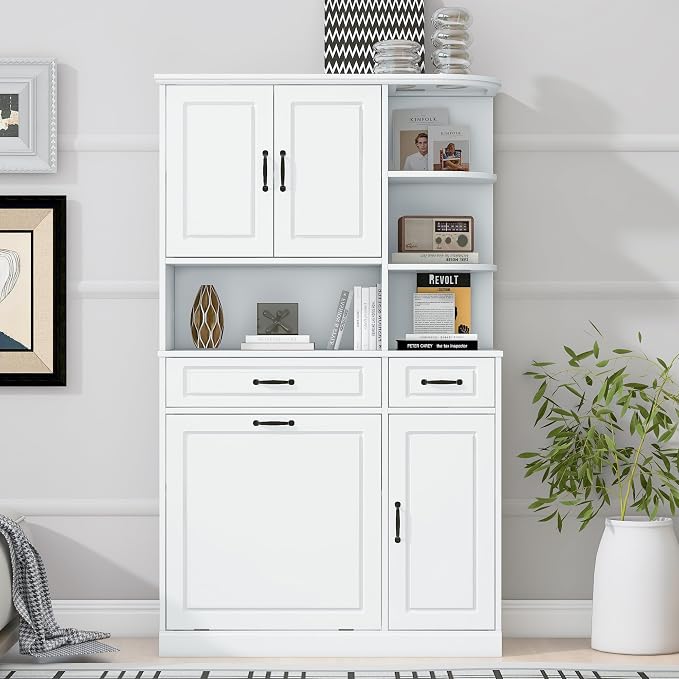 70" Tall Freestanding Storage Cabinet - Image 6