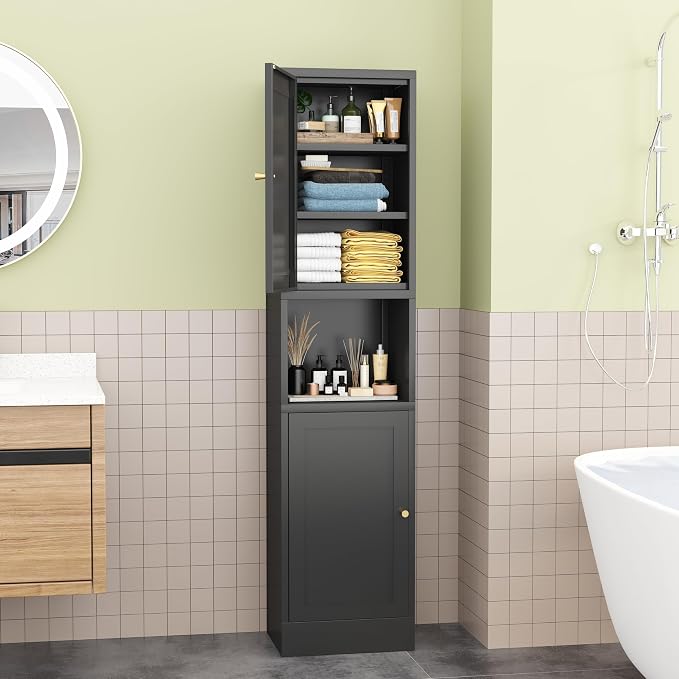 Tall Narrow Storage Cabinet - Image 6