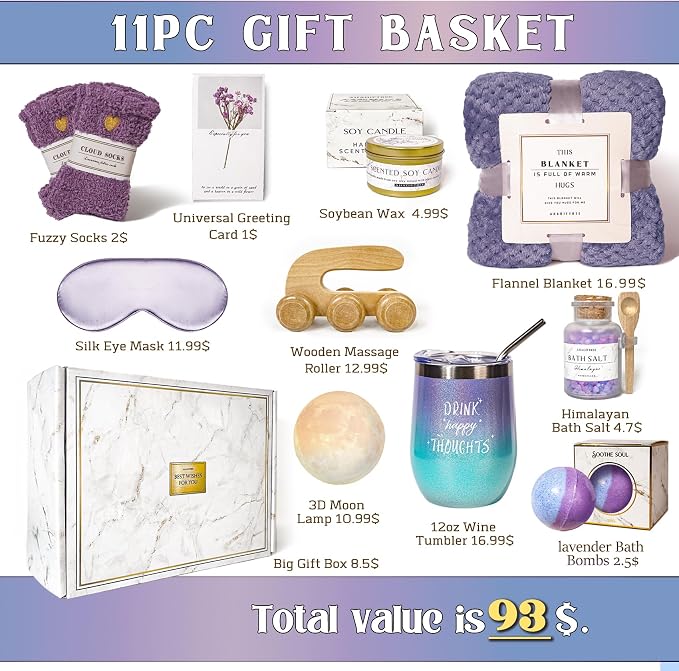 Birthday Gifts for Women, Gift Basket for Women - Image 3
