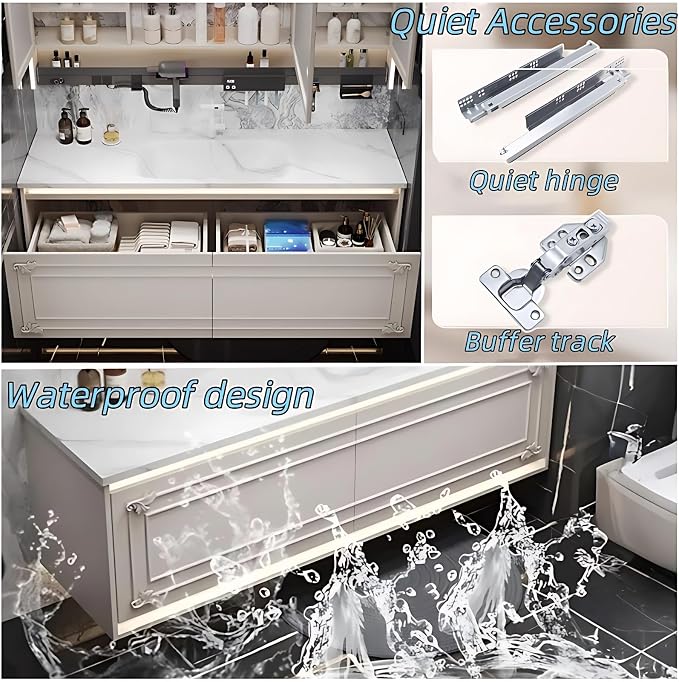36IN Modern Bathroom Cabinet - Image 7
