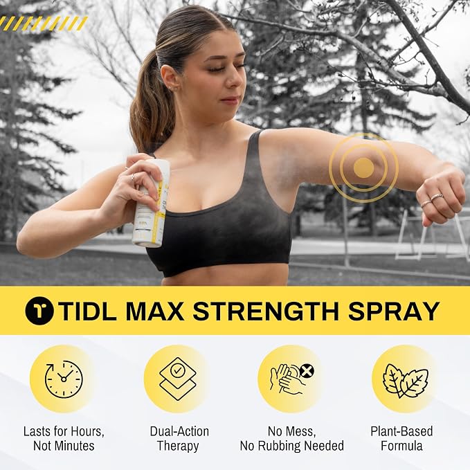 TIDL Cryotherapy Pain Relief Spray, 3 Oz, Max Strength - Image 4