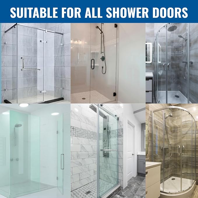 KC Hardware 36 Inch Frameless Clear Shower Door Bottom Seal - Image 6
