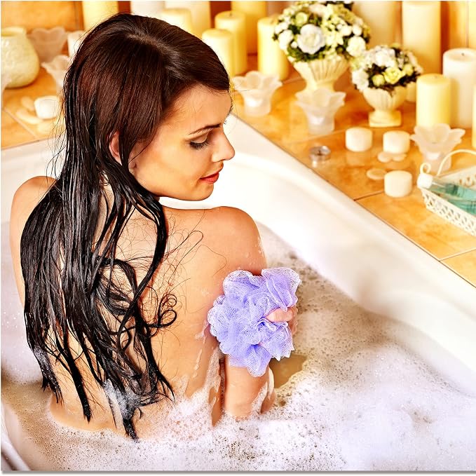 CHENGU 80 Pcs Loofah Bulk Sponge Bath Sponges - Image 7