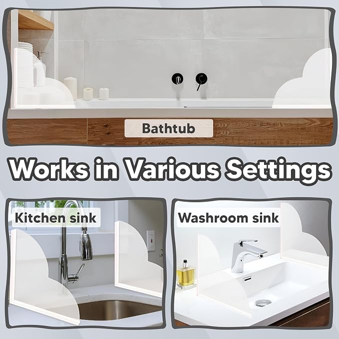 Shower Splash Guard for Bath - Image 3