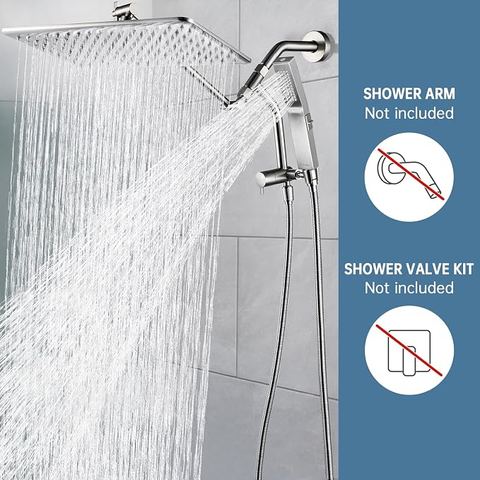 G-Promise All Metal 14 Inches Rain Shower Head - Image 3