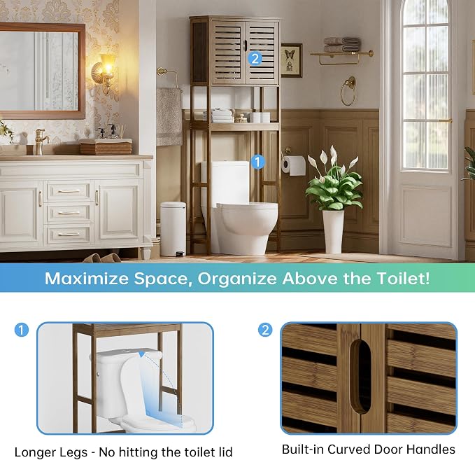 SMIBUY Bathroom Storage Shelf - Image 6