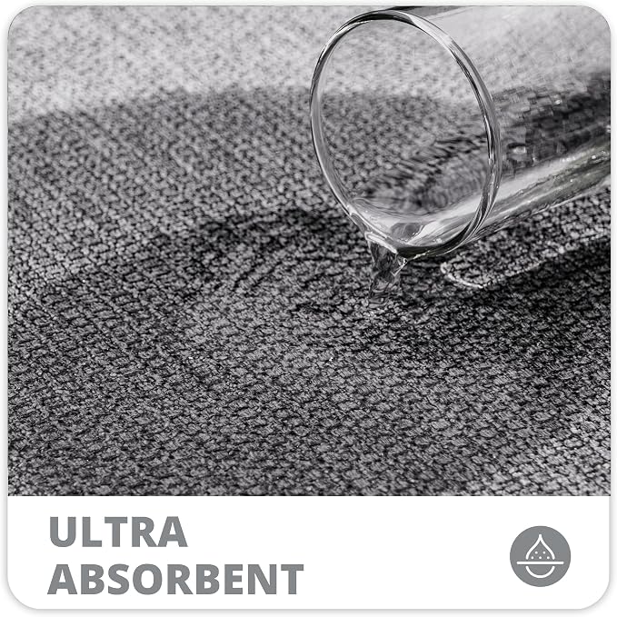 Bath Mat, Ultra Thin Bathroom Runner Rugs, Large Bath Mats - Image 3