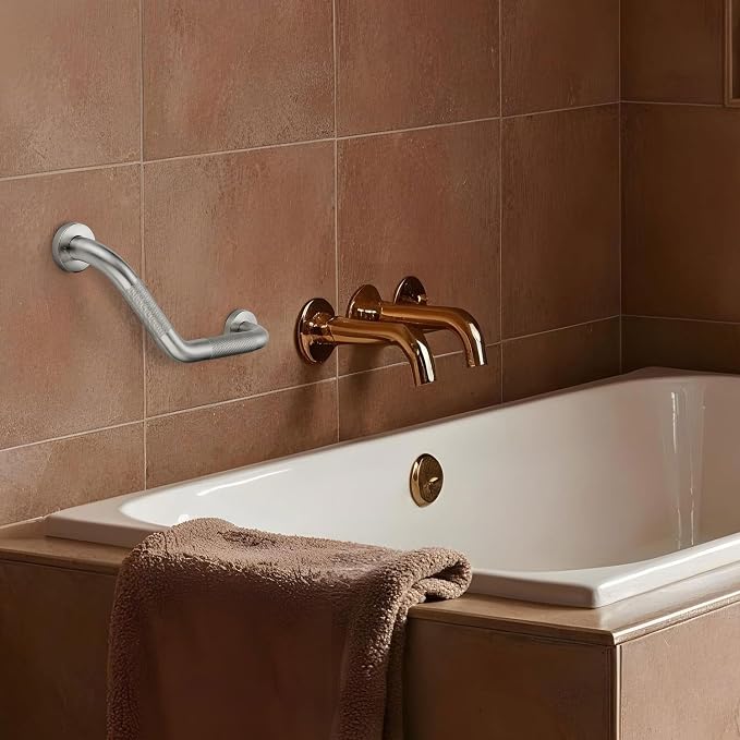 Grab Bars for Bathtubs and Showers- 1-1/4 x 16 Angled Shower Grab Bar for - Image 9