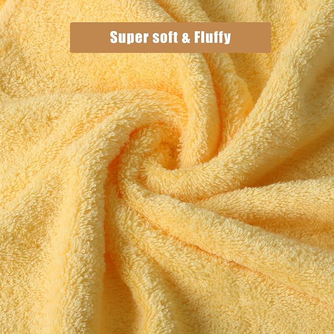 SEMAXE Hand Towel for Bathroom, 100% Combed Cotton Towel - Image 3