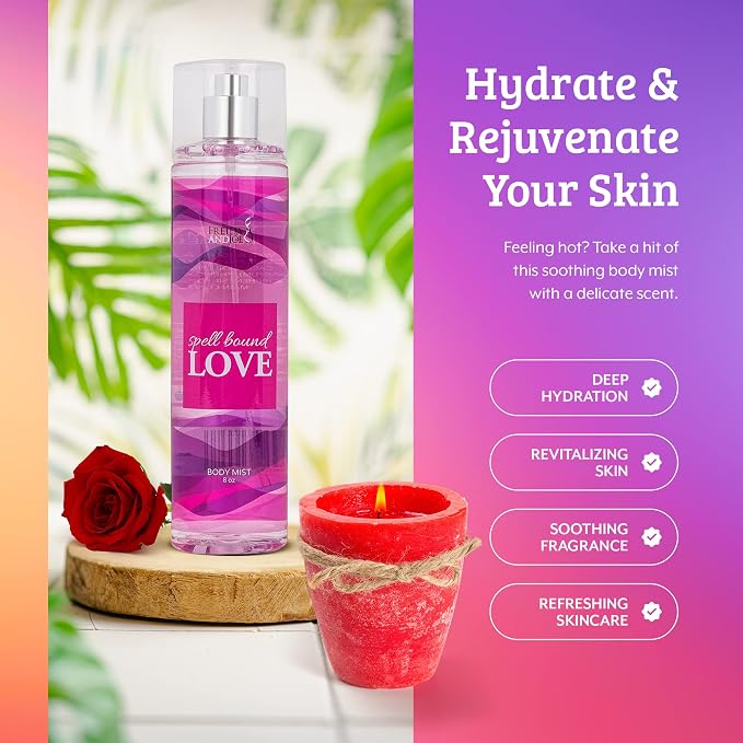 Home Spa Gift 10oz Deep Moisturizing Fragrance Body Lotion & 8 oz. Fine - Image 6