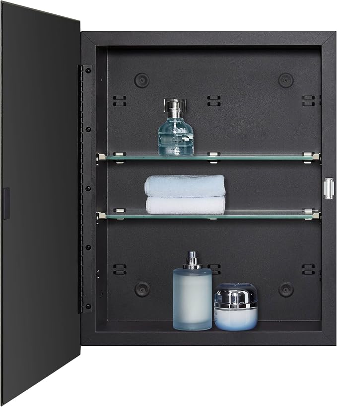 Black Bathroom Medicine Cabinet - Image 4