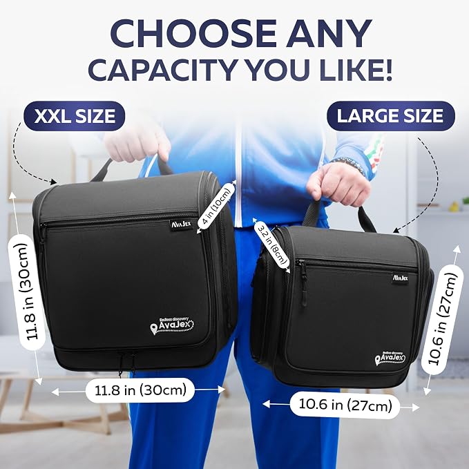 Extra Large Hanging Travel Toiletry Bag - Image 4