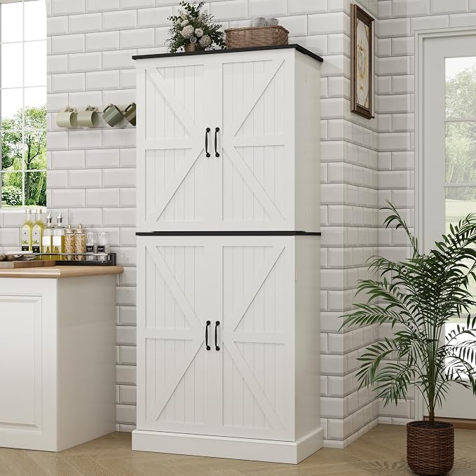 72" Farmhouse Pantry Cabinet - Image 6