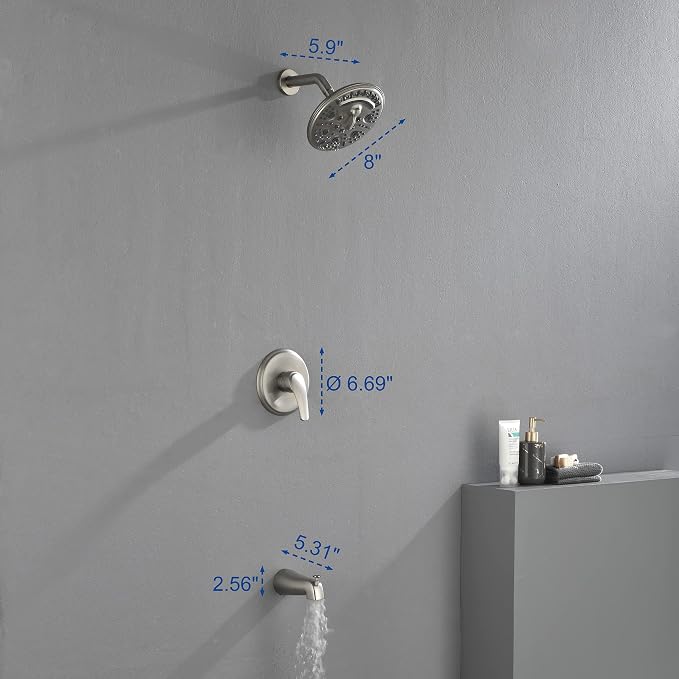 SHAMANDA Shower Tub Faucet Set - Image 7