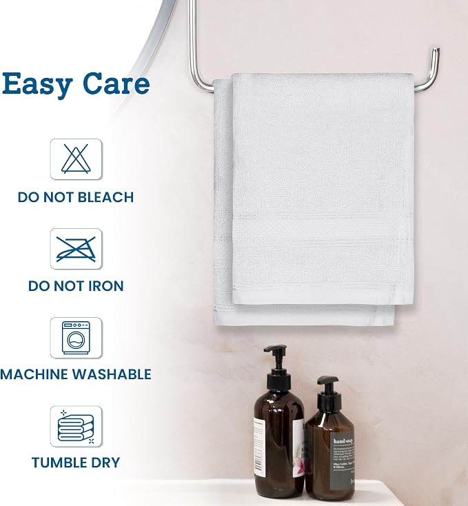 Casa Lino 100% Cotton Hand Towels - Image 7