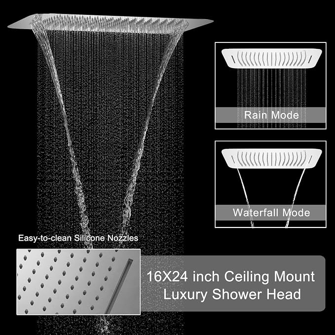 Polished Chrome Shower Set - Image 3