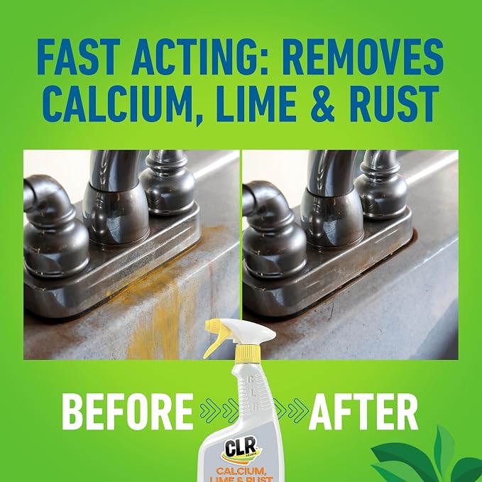 CLR Brands Calcium, Lime & Rust Remover, 26 oz. Spray Bottle, 2 Pack, Blasts - Image 5