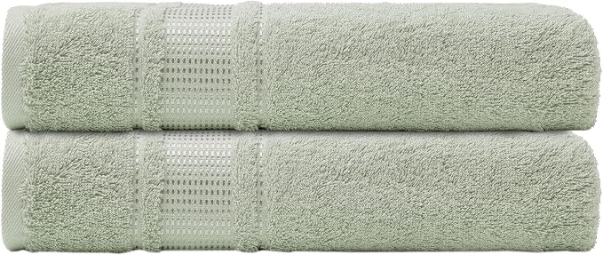Melissa Linen, 2 Pack Bath Towels 100% Turkish Cotton Towels - Image 4
