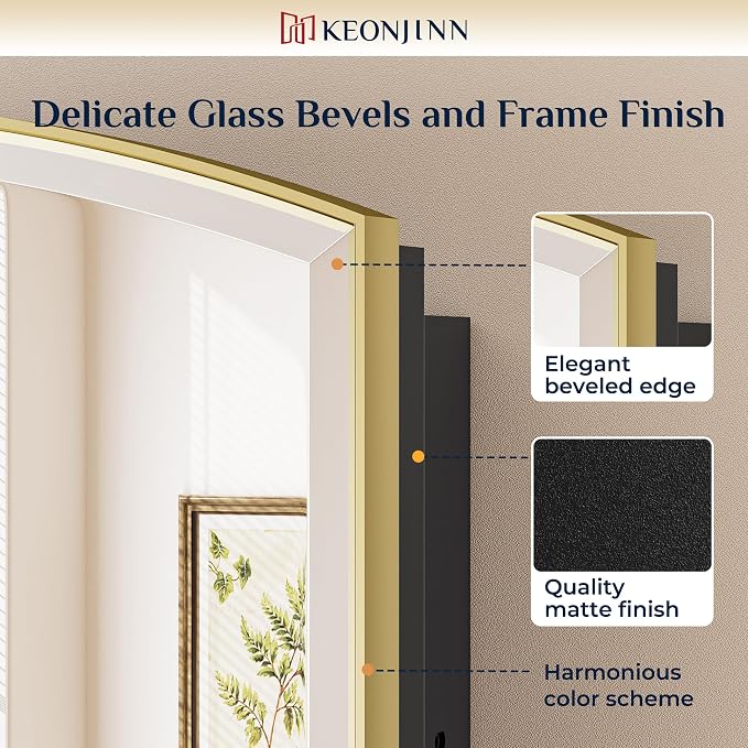 Keonjinn Medicine Cabinet 16 x 26 Inch, Surface Mount or Recessed Cabinets - Image 4