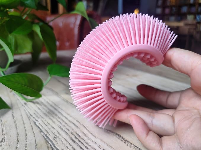 Premium Sensory Brush for Kids or Autism, Soft Silicone Body Scrubber, 2 in 1 by PENEPICO-SIMPLELIFE