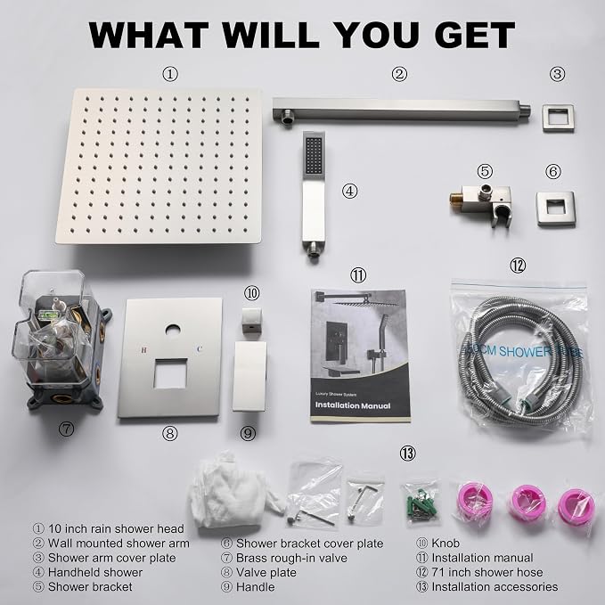 Shower Faucet Set, Shower System - Image 7