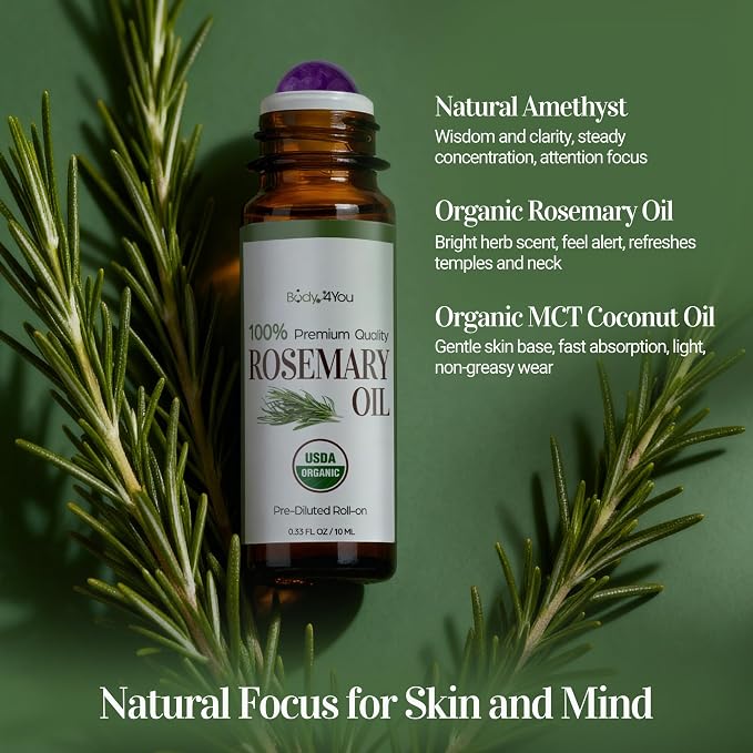 BodyJ4You Rosemary Essential Oil Roll On - Image 6