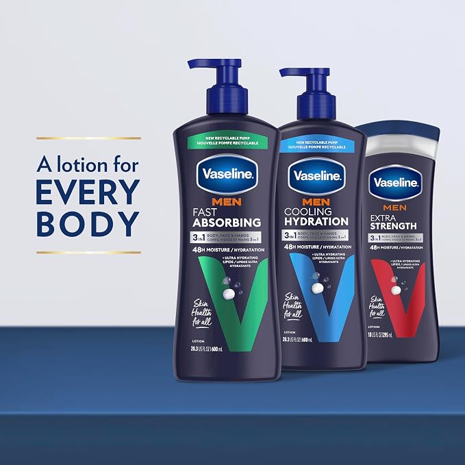 Vaseline Men Cooling Hydration 3-in-1 4 Pack - Image 9