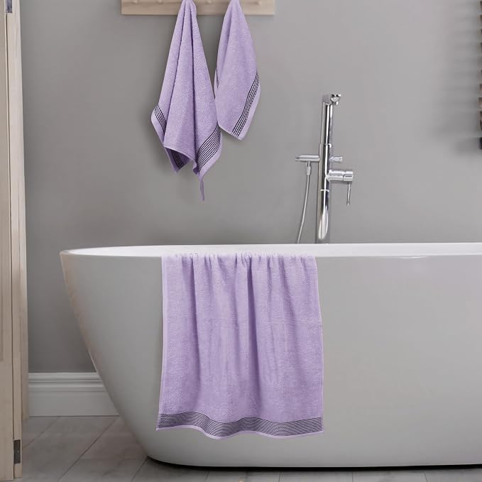 Belizzi Home Ultra Soft 3 Pack Cotton Towel Set, Contains a Bath Towel 28x55 - Image 4