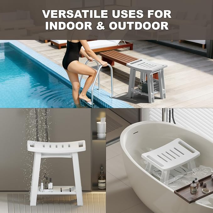 Shower Chair for Inside Shower, 400 lbs Shower Stool - Image 7
