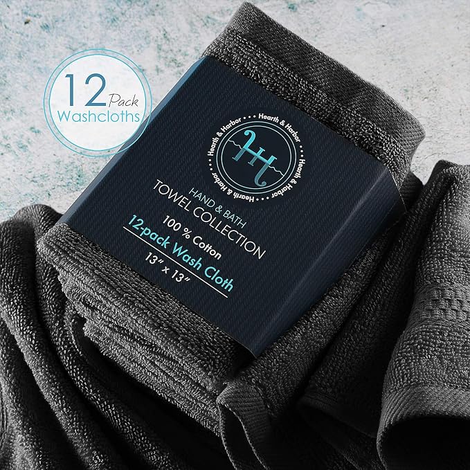 Hearth & Harbor Washcloths 12 Pack - Image 4