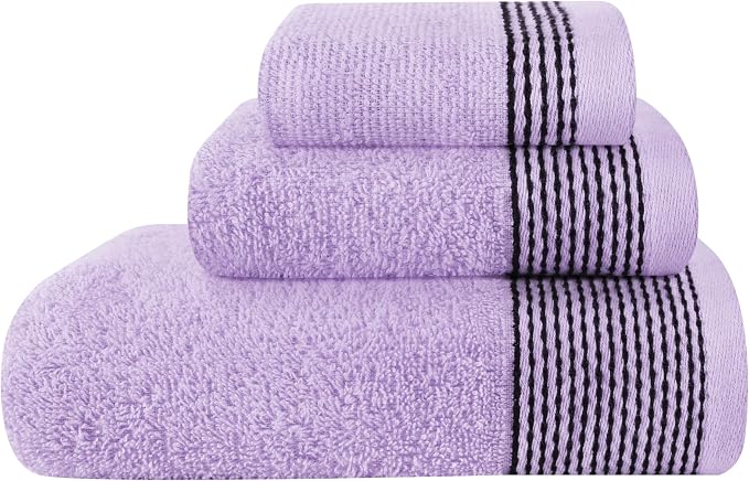 Belizzi Home Ultra Soft 3 Pack Cotton Towel Set, Contains a Bath Towel 28x55 by Unknown