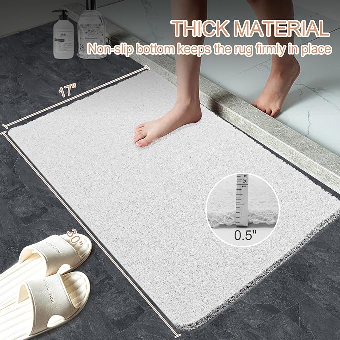 Joyhalo Shower Mats for Showers Anti Slip for Elderly, Bath Tub Mats for - Image 2