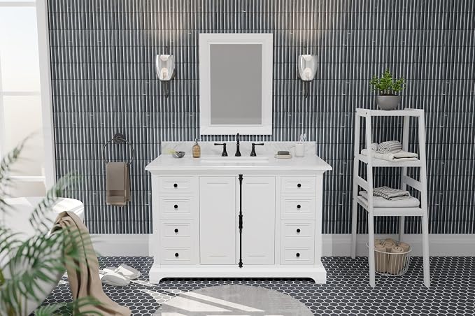 TILE & TOP Icon 48" Single Bathroom Vanity - Image 4