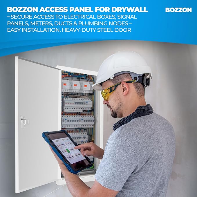 BOZZON Access Panel for Drywall 14 x 29 inch – Metal Door - Image 7