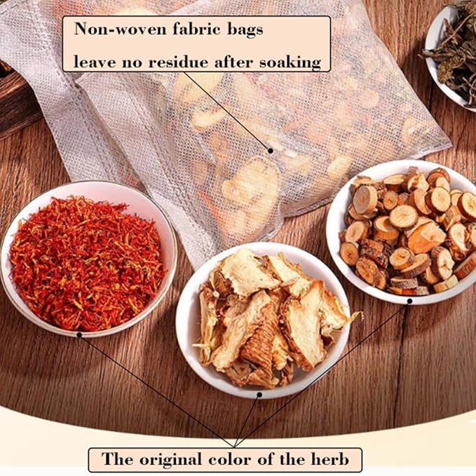 30 Pack Herbal Foot Soak Bags -Natural Ginger Mugwort Foot Detox Soak, Body - Image 5