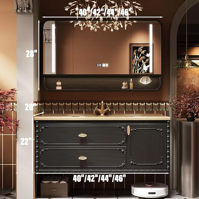 46IN Modern Bathroom Vanity - Image 2