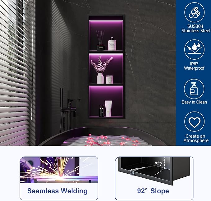 3-Tiers 12x36Inch Wall Niche - Image 5