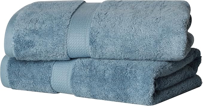 Superior Egyptian Cotton Pile Bath Towel Set of 2, Ultra Soft Luxury Towels by SUPERIOR