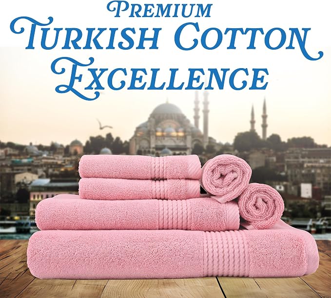 EastNBlue Lara Premium Bath Towel Set 6 Piece - Image 2