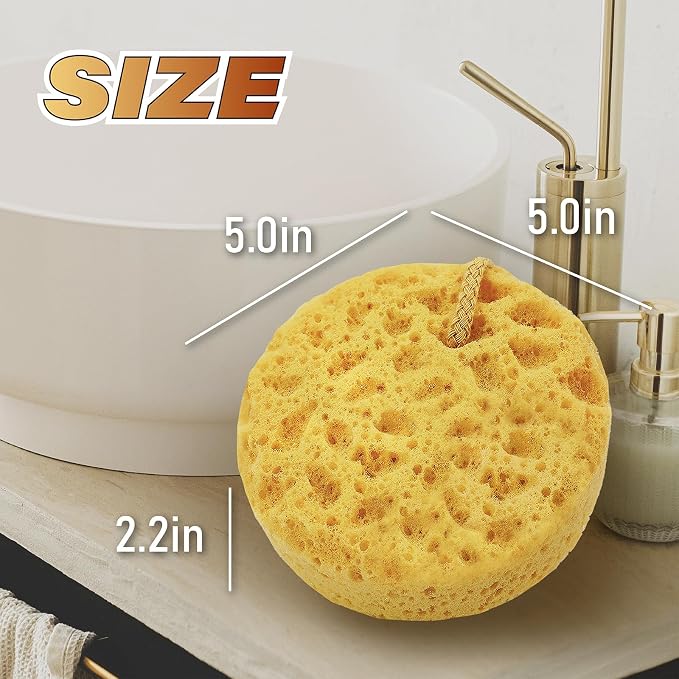 myHomeBody Bath Sponge, Foam Loofah, Body Scrubber - Image 3
