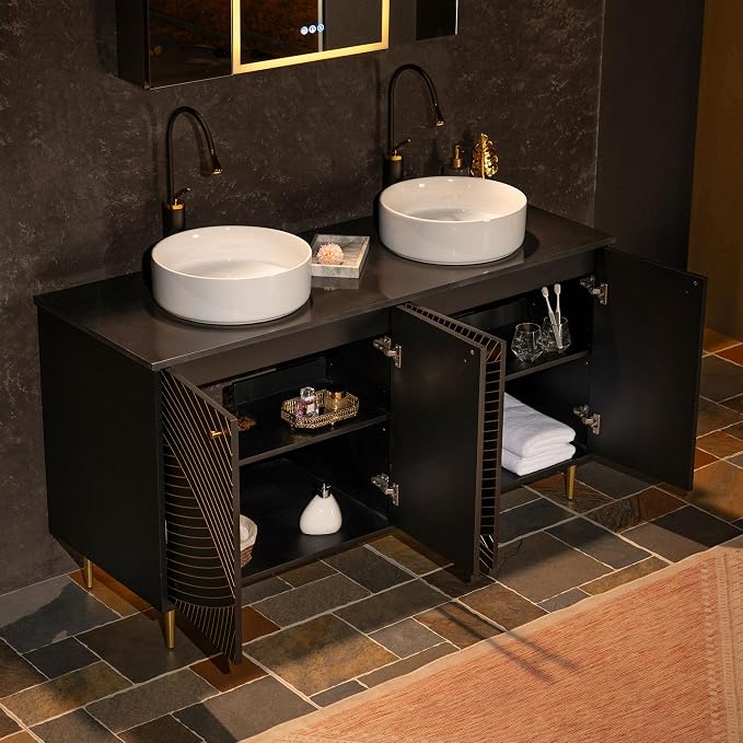 Woodbridge 60"X22" Bathroom Vanity - Image 3